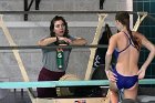 Women's Diving  Wheaton College Women’s Diving vs Mount Holyoke College. - Photo by Keith Nordstrom : Wheaton, Swimming & Diving